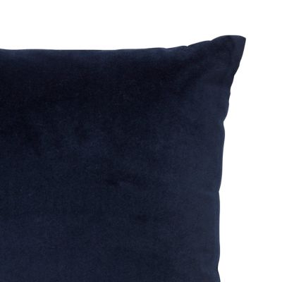 Coussin Velvet Valgreta 30x50 cm Bleu