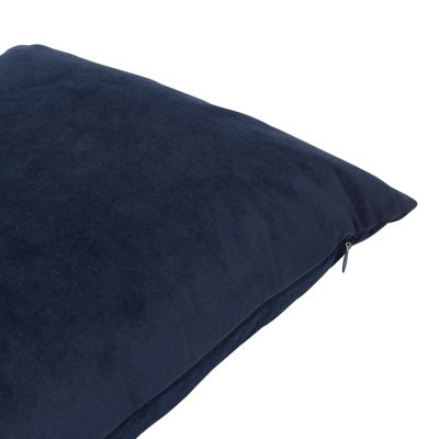 Coussin Velvet Valgreta 30x50 cm Bleu