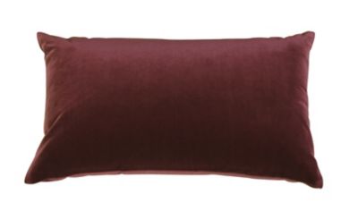Coussin Velvet Valgreta 30x50 cm GoodHome bordeaux