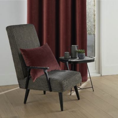 Coussin Velvet Valgreta 30x50 cm GoodHome bordeaux