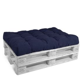 Coussins pour Canape Euro Palette Style  Bleu foncé 120x80x15cm