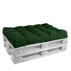 Coussins pour Canape Euro Palette Style  Vert foncé 120x80x15cm