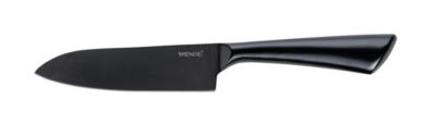 Couteau de chef noir en acier inoxydable Ace taille moyenne