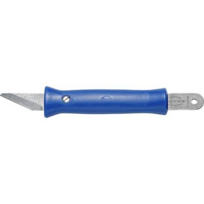 Couteau de travail Dick 63537000, lame droite 230 x 20 mm, poignée plastique réglable bleue