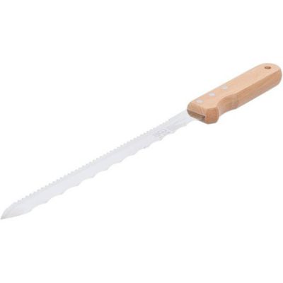 Couteau pour Découpe d Isolation 420 mm - Poignée en Bois - Précision et Confort d Utilisation - D-Work