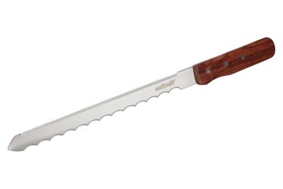 Couteau pour matériaux isolants poignée bois Wolcraft 270 mm