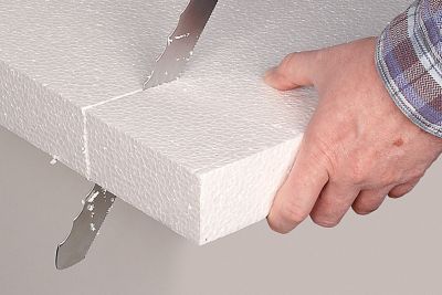 Couteau pour matériaux isolants poignée bois Wolcraft 270 mm