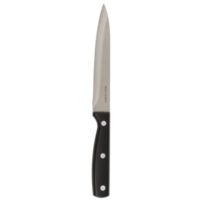 Couteau utilitaire inox - lame 13cm Essentiel Black - 5Five