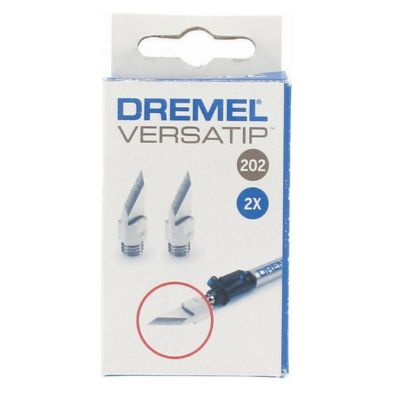 Couteaux à découper pour fer à souder Dremel VersaTip 2000, 2 pointes