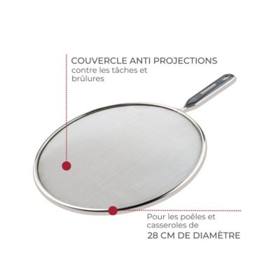 Couvercle anti projection 29 cm Fackelmann Basic