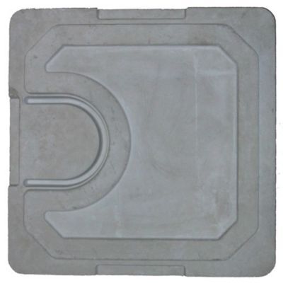 Couvercle béton pour boîte eaux pluviales 25 x 25 cm