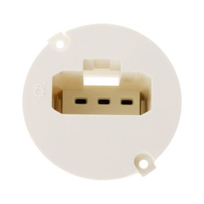 Couvercle DCL pour boîte applique diamètre 54mm - Blanc - Zenitech