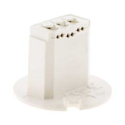 Couvercle DCL pour boîte applique diamètre 54mm - Blanc - Zenitech