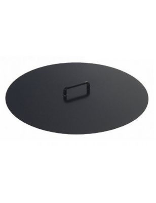 Couvercle de brasero rond en acier 60 cm