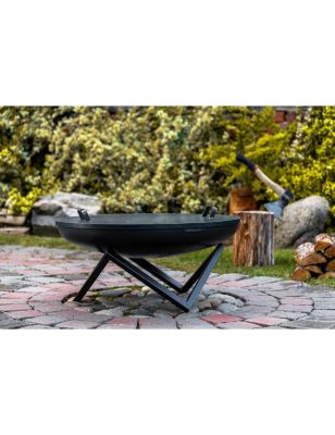 Couvercle de brasero rond en acier avec 2 anses 86,5 cm