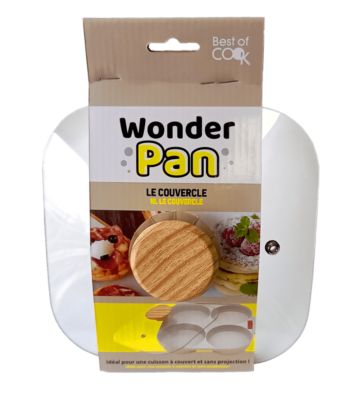 Couvercle en verre pour poêle 19 cm Best of TV Wonderpan