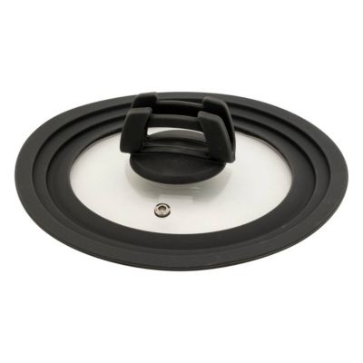 Couvercle Universel 2 Couvercles Universels En Verre Trempé Avec Bord Silicone - Pour Casseroles Et Poêles 16-28cm Couvercle Poele 28 Cm