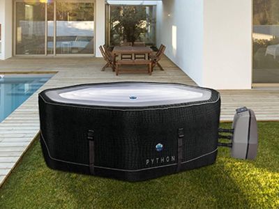 Couvercle Gonflable pour Spa Octogonale Couverture pour Conserver la Chaleur du Spa