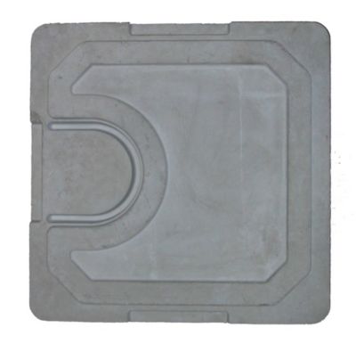 Couvercle pour boîte eaux pluviales et réseaux secs Epers 40 x 40 cm