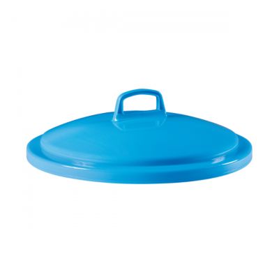 Couvercle Poubelle Rubbermaid Commercial Bleu 100L - Compatible Brute Recyclage