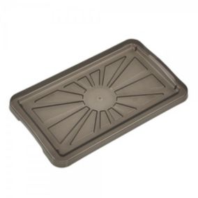 Couvercle Transparent 35x21cm pour boîte franz 6,5 l - Gris
