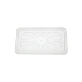 Couvercle Transparent 43x35 cm pour Caisse 24 litres - Naturel
