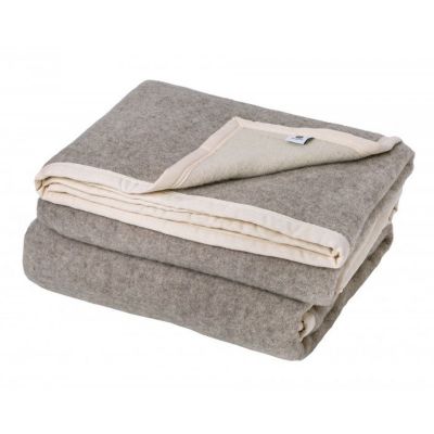 Couverture 100% Pure Laine Vierge "Pastorale" 500 gr/m² Toison d'Or - 220 x 240 cm - -