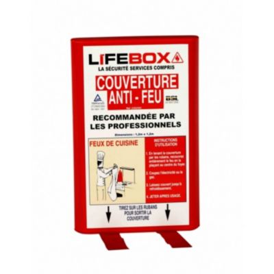 Couverture anti-feu Lifebox 1.2 x 1.2 m