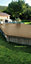 Couverture d'hiver piscine Agon 4,31x7,5m gris foncé - Just'aposé