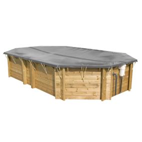 Couverture d'hivernage et sécurité pour piscine bois Pool'n Box