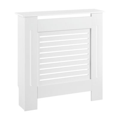Couverture de Radiateur Charleston 78 x 19 x 82 cm Blanc en.casa