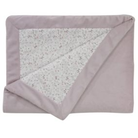 Couverture double face esprit enchanté (75x100 cm - Lilas)