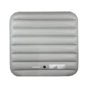 Couverture gonflable pour spa  111 x 113 cm  Grise
