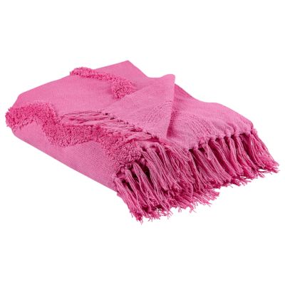Couverture KHARI Coton 125 x 150 cm Rose