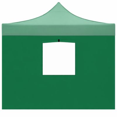 Couverture Latérale Verte Imperméable De 3X2M Avec Fenêtre De Gazebo Pliable De 3X3M