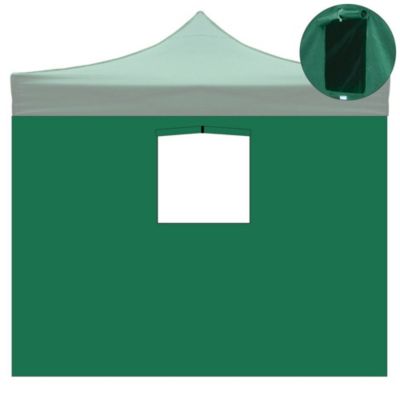 Couverture Latérale Verte Imperméable De 3X2M Avec Fenêtre De Gazebo Pliable De 3X3M