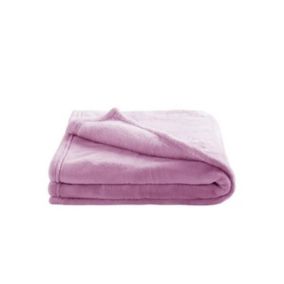 Couverture Microdoux 75 x 100 cm Lilas