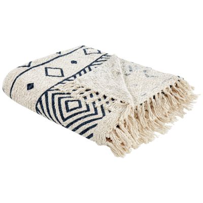 Couverture NAJUY Coton 220 x 240 cm Beige