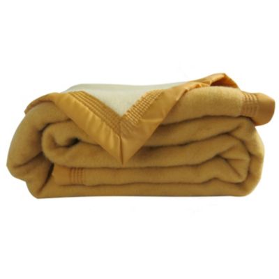 Ancienne couverture laine d'occasion - Linge de maison