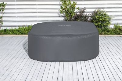 Couverture De Protection Carrée Pour Spa Extérieur - Imperméable Et Anti-UV | 231x231cm Noir
