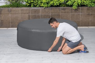 Housse Isolante Pour Spa Extérieur - étanche, Maintient La Chaleur En Hiver