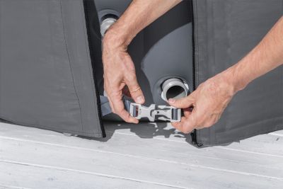 Housse De Spa | Housse Thermique Ronde Gonflable Pour Hiver | Protection Hivernale Étanche Pour Conservation Chaleur Et Protection Solaire Maintenance