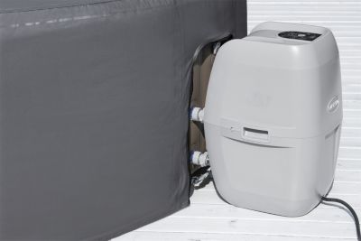 Couvercle Gonflable Pour Spa Rond 145 Cm - Isolation Thermique, Poignées, PVC Résistant - 9