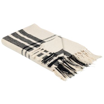 Couverture YUVALI Coton 130 x 170 cm Blanc