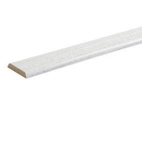 Couvre joint MDF frêne blanc L.260 x l.3 x ep. 0,5cm