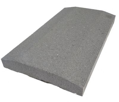 Couvre mur gris 28 x 50 x 5 cm en Béton