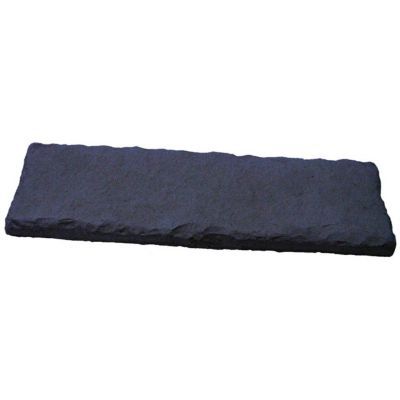 Couvre mur plat Idee Pierre coloris graphite L.50 x l.23 x ép.30 mm