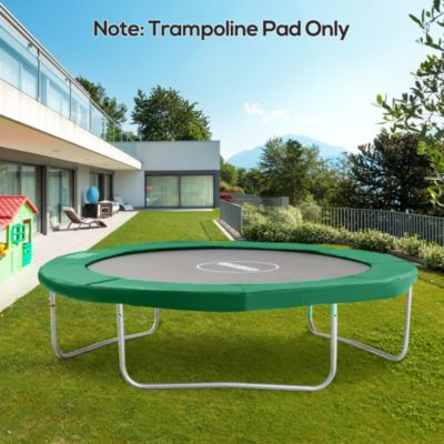 Couvre-ressort trampoline dia. 305 cm PVC PE haute densité rembourrage 15 mm vert