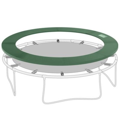 Couvre-ressort trampoline dia. 305 cm PVC PE haute densité rembourrage 15 mm vert