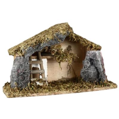 Crèche à garnir avec mousse et pierre petit modèle - Atmosphera